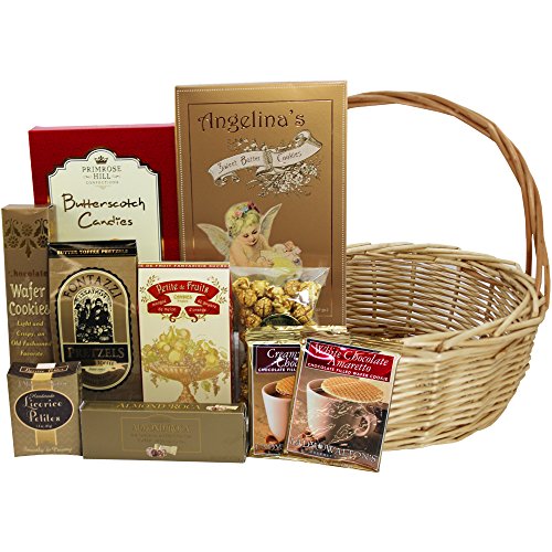 Sweet Sensations Cookie, Candy and Treats Gift Basket SMALL (Candy Option)