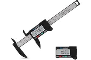 Digital Caliper Electronic Vernier Caliper 100mm Calliper Micrometer Digital Ruler Measuring Tool 100mm 0.1mm with Battery Fa
