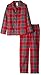 Gymboree Boys' Big Red and Green Plaid Pajamas