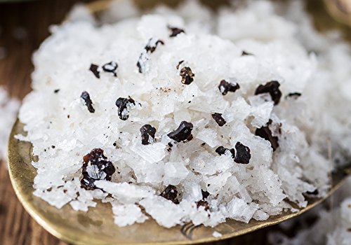 TruffleHunter Flaked Black Truffle Sea Salt (4.94 Oz) - European Black Summer Truffles (Tuber Aestivum) Seasoned Salt - Vegan Vegetarian No MSG Non-GMO Gluten Free Nut Free