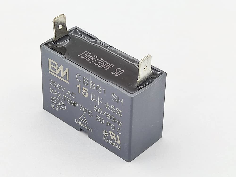 Photo 1 of Junxuan Starting Capacitor, CBB61 AC Capacitor 250V AC 15uF 50/60Hz for UL/RU Listed Motor