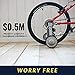 Ciao! Sports & Outdoors Adjustable Variable Speed Bicycle Training Wheels for Girls Boys 16 18 20 22 24 Inch. A Perfect stabilizer Accessories Package for Kid