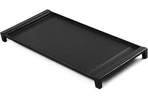 ATGESTORE Upgraded WB31X24738 Griddle Replacement for GE Stove Parts Griddle Plate, WB31X24998 Cast Iron Center Griddle for GE Gas Range Parts Stove Top Burner Griddle GE Cooktop Parts Griddle Pan