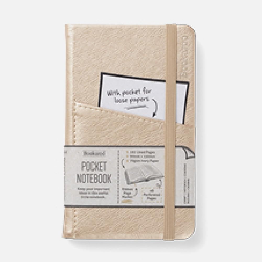 IF Bookaroo A6 'Pocket' Notebook - Gold