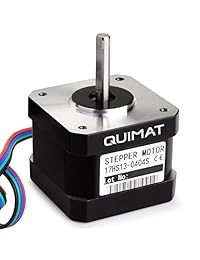 Motor paso a paso NEMA 17, quimat Motor Paso a Paso bipolar 0,4 a 36.8oz. en (26ncm) 34 mm Cuerpo 4 lead W 0,3 m cable y conector para impresora 3d CNC
