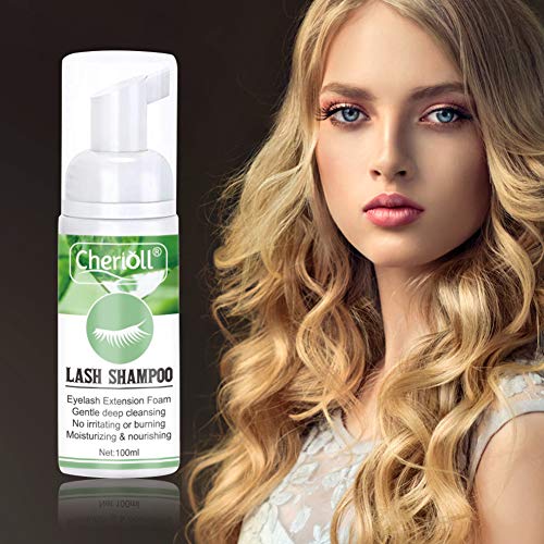 Eyelash Shampoo, Eyelash Foam Cleaner, Remove Makeup Residue & Mascara