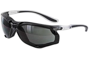 MAGID GLOVE & SAFETY MAGID Gemstone Onyx Foam Lined Safety Glasses, Z87 Safety Glasses, Z87 Sunglasses For Men and Women (Gray Lens)