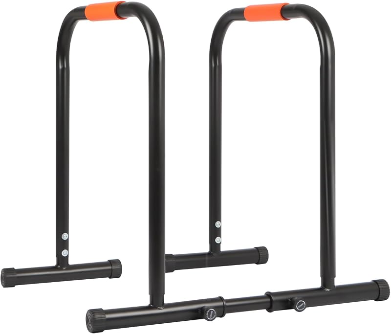Panana Adjustable Dip Bars Heavy Duty 200kg Capacity Parallettes Home Gym