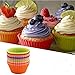 Kid Baking Set 24 Baking Muffin Molds Silicone Cupcake Liners + Corer Plunger + Cake Decorating Kit Bag Pen + 5 Icing Tips by Maxi Nature