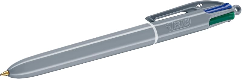 4 Colours Mineral Kugelschreiber mit mittlerer Spitze (1,00 mm) – verschiedene Schaftfarben, Pack à 5