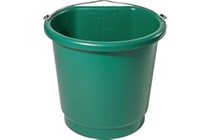 Farm Innovators FB-80 Plastic 3 Gallon Flat Back 70 Watt Heated Bucket with Built in Thermostat