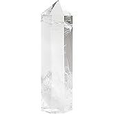 Crystal Towers Natural Healing Crystal Point Obelisk Hexagonal Wands Reiki Energy Balancing Chakra Meditation Therapy Gift for Women Men, Clear Quartz, 2" to 2.5"