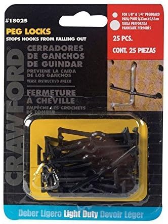 Crawford Peg Hook Locks by Lehigh Group Crawford