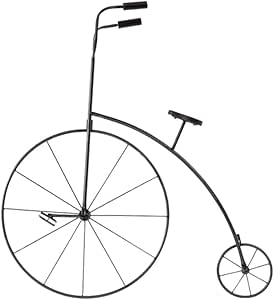 FENFOUBA Escultura de Decoración de Pared De Metal, Modelo de Bicicleta