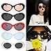 Amrka Vintage Men Women Sunglasses UV400 Outdoor Sports Eyewear Glasses Fashion Shades Classic Frame Mirror Sunglasses (White+Gray)