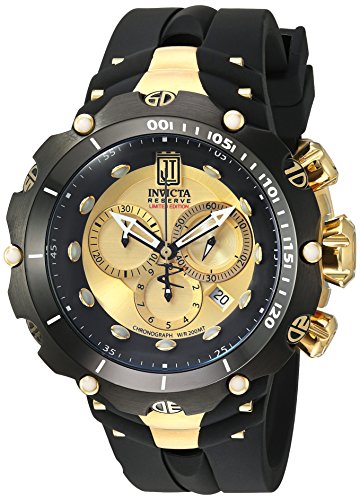 Invicta Men's 14416 Jason Taylor Analog Display Swiss Quartz Black Watch Invicta Men's 14416 Jason Taylor Analog Display Swiss Quartz Black Watch