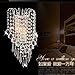 Jorunhe Modern K9 Crystal Wall Lights Sconce Chandelier Wall Lamp Aisle Fixtures