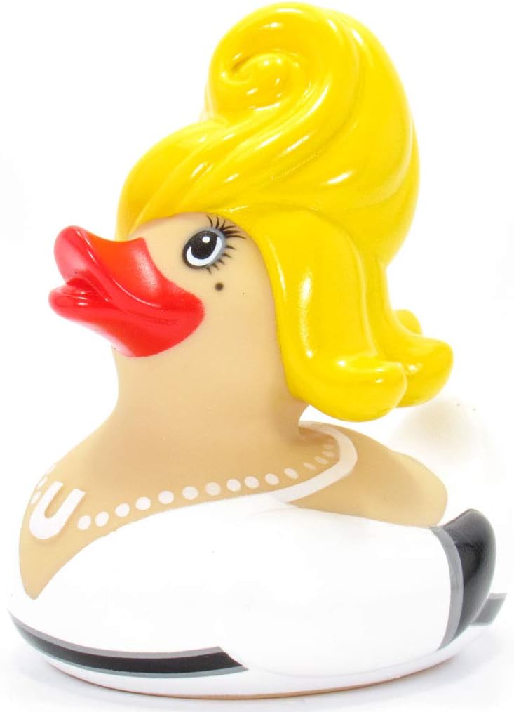 Diva Rubber Duck Bath Toy by Bud Duck | Elegant Gift Packaging "Follow your own star!" | Child Safe | Collectable