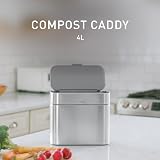 simplehuman CW1645 4L Compost Caddy Indoor Kitchen Countertop Bin view 2