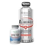 #1 Trusted Ultra Eliminex Detox 32 OZ Detoxification Drink & FREE Q-Pretox Master Concentrated Capsules (100 ct.) for the Ultimate Detoxify 1-2 Punch! Ultra Maximum Strength Elite Detoxify Beverage - Fast Easy Full Body Toxin Elimination for People With High Toxin Levels or Larger Body Mass. Get Clean Today.