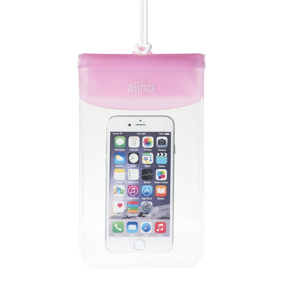 Aiino Universal Sea Case Waterproof Bag for Smartphone - Pink