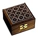 Indian Jewelry Holder - 4 x 4 x 2.25 Inch Small Wood Box - Jewelry Boxes for Bracelet - Present for Her