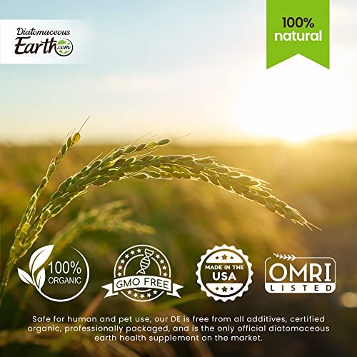 DIATOMACEOUSEARTH 5 LBS FOOD GRADE DIATOMACEOUS EARTH – 100% ORGANIC ALL NATURAL DIAMATEOUS POWDER – DIAMETACEOUS FOR HUMANS IS SAFE AROUND CHILDREN