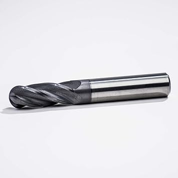 Amazon Com 3 16 4 Flutes Ball End Solid Carbide Endmill Cutting