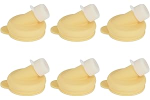 Kitchentoolz Milk Bottle Pour Spout Nozzle 48mm -for Glass Jugs and Carafe - Pack of 6 - Silicone