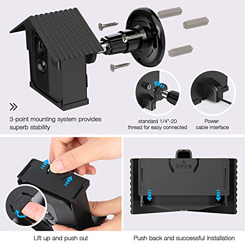 Wall Mount Bracket for Blink XT2,HOLACA Protective Weatherproof Housing