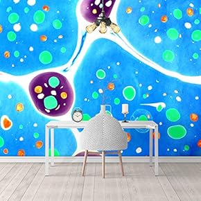 Wall Mural Beautiful Watercolor Painting Removable Self-Adhesive Large Wallpaper - 66x96 inches