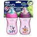 Chicco First Straw Trainer Sippy Cup 9oz 9m+ (2pk) - Pink/Purple