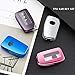 Mofei for Lexus Key Fob Cover - Soft TPU Key Fob Case Protective Sleeve Protector Shell Keyless Remote Control Smart Key Holder Jacket with Key Chain for Lexus RX IS CT GS NX ES RC RCF GSF (Silver)