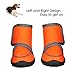 Prumya Dog Boots Waterproof Paw Protectors Dog Shoes with Adjustable Straps and Rugged Anti-Slip Sole, 4pcs (XS)