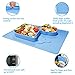 Baby Feeding Mat, BliGli Toddlers Silicone Placemat, Non-Slip Baby Plates for Kids, Dishwasher/Microwave Oven Safe, Fits Most High Chair Trays, Perfect for Dinners Out and Travel (Blue-Small Whale)