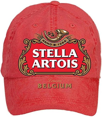 Gaojidian Stella Artois Logo Cotton Six-panel Till Baseball Cap Hats Unisex Apparel