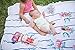 Little Remi Premium 100% Bamboo Muslin Swaddle Blanket (Floral 3 Pack)