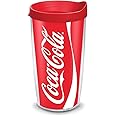 Tervis Coca-Cola - Coke Plastic Can Tumbler with Wrap and Red Lid 16oz, Clear