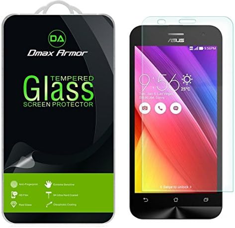 [2-Pack] Dmax Armor for Asus ZenFone 2 Deluxe (ZE551ML) [Tempered Glass] Screen Protector with Lifetime Replacement Warranty