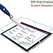 TANTEK [3-Pack Screen Protector for Microsoft Surface Pro 3 (12 inch,2014 Version),Tempered Glass Film,Ultra Clear,Anti Scratch,Bubble Free,Case Friendly