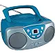 Sylvania SRCD243 Portable CD Player with AM/FM Radio, Boombox(Green)