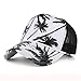 Baseball Hat,Haoricu 2017 New Women Men Fashion Coconut Tree Printing Baseball Cap Summer Beach Ladies Snapback (Black)