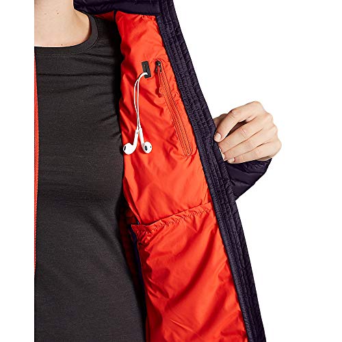 Eddie Bauer Women's MicroTherm 2.0 Down Hooded Jacket, Black, Medium