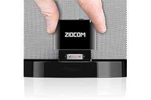 ZIOCOM 30 Pin Bluetooth Adapter for Bose Sounddock and Other 30 pin Music Docking Station iPhone iPod Dock Speaker(Not Suitab