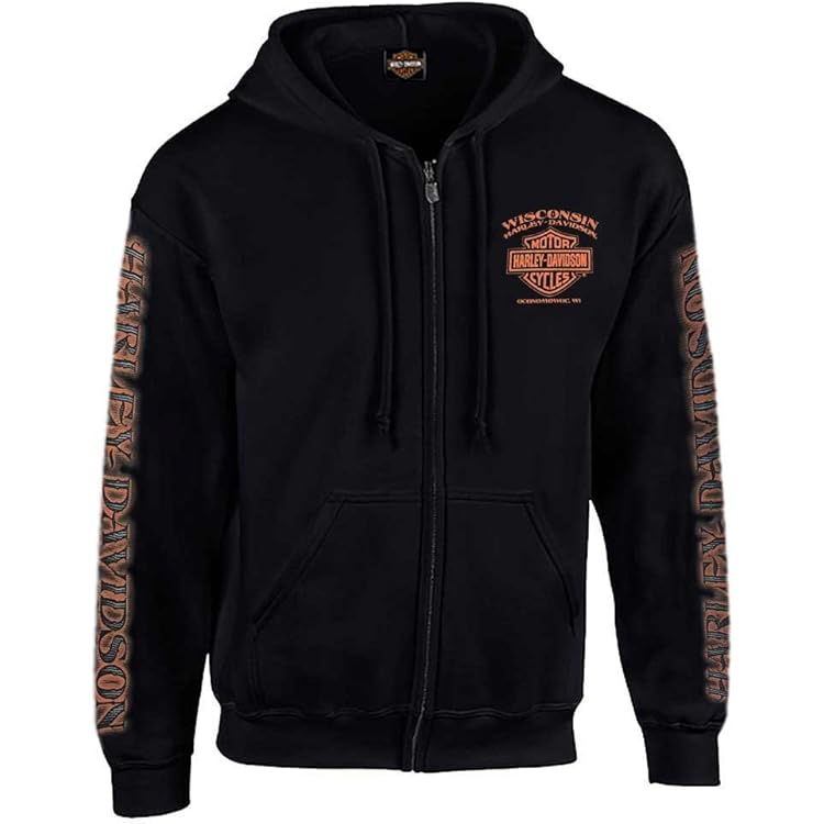 Harley-Davidson Men's Eagle Piston Fleece Pullover