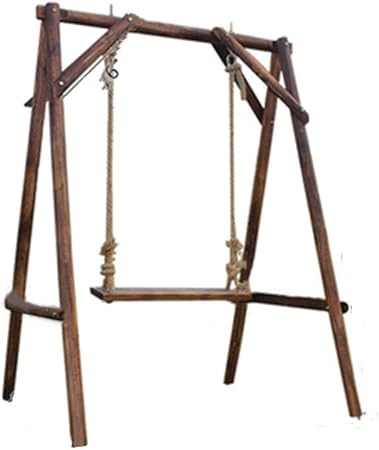 Nbrtt Holzveranda Schaukel Terrasse Schaukel Aus Holz Hartholz Mobel Fur Den Garten Rustikale Indoor Home Terrasse Deck Hof Holz Bank Stuhl Hangematte Am Pool Amazon De Kuche Haushalt