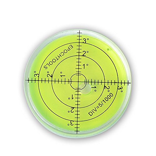Biligo New 66*10mm Spirit Bubble Degree Mark Surface Level Round for PRO Measuring,cameras & Dslr