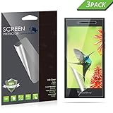 Blackberry Leap Screen Protector, LK Blackberry Leap Screen Protector [3 Pack] Premium HD Clear Screen Protector Ultra Clear & Anti Scratch & Reduce Fingerprint & Bubble Free Screen Protector [PET Film Made in Japan] Easy install with [Lifetime Replacement Warranty] for Blackberry Leap