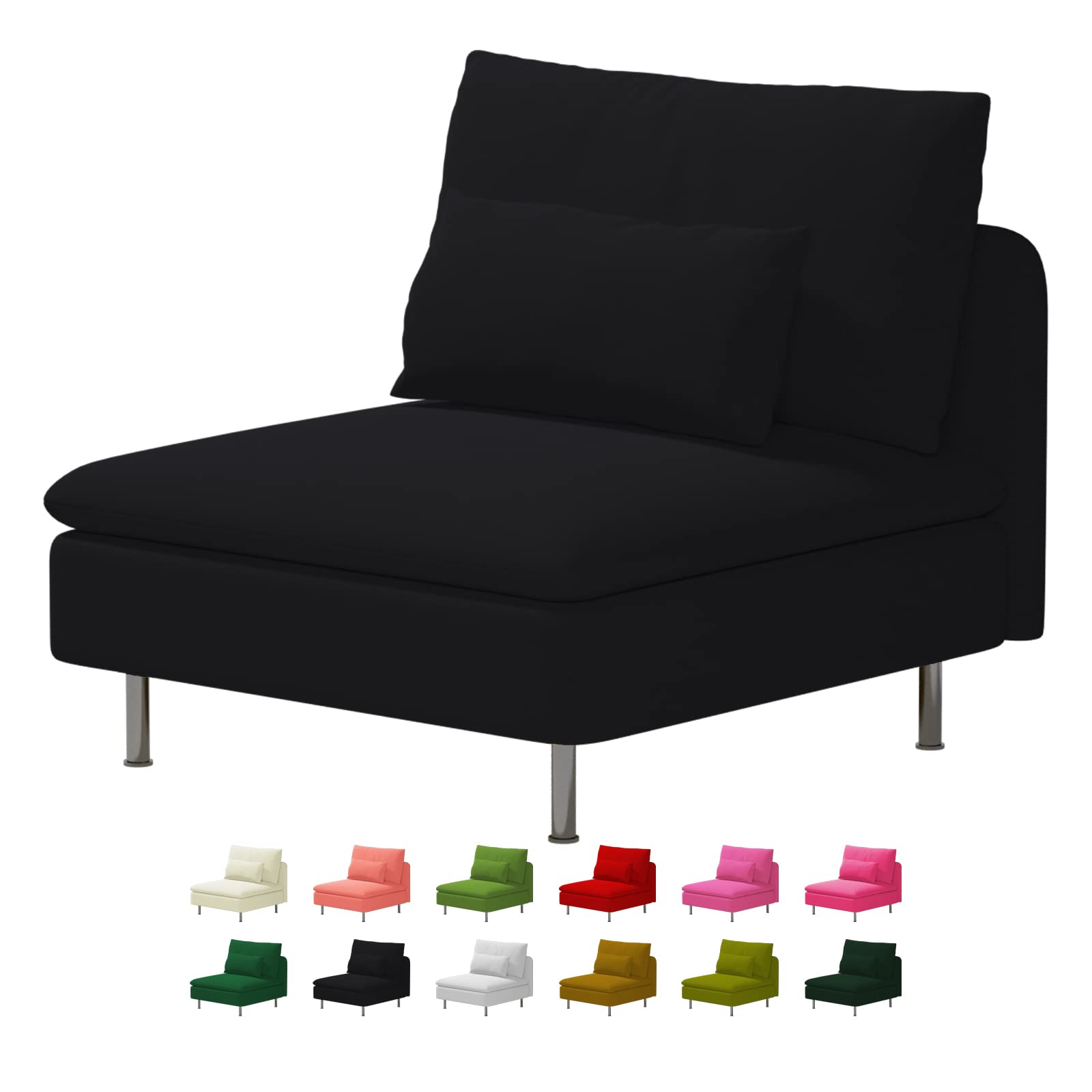 Custom Made Soderhamn 1 Seater Sofa Velvet