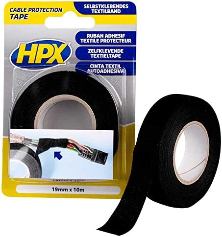 HPX TP1910 Cable Protection Tape Black 19 mm x 10 m, 20 - Image 3